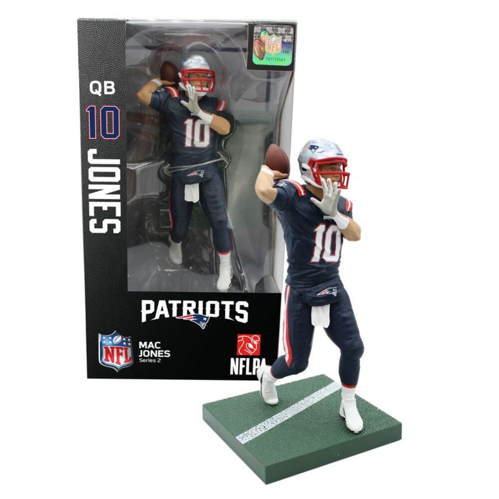 Mac Jones (New England Patriots) Imports Dragon NFL 6" Figure Series 2